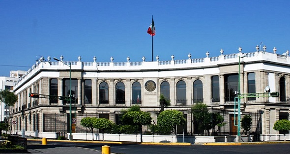 Fachada de la Secretaría de Gobernación